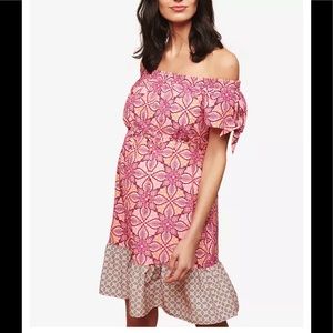 Motherhood Maternity Off the Shoulder Dress